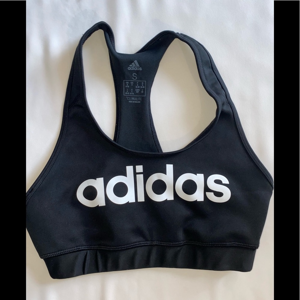Adidas Women's Black Sports Bra Size S